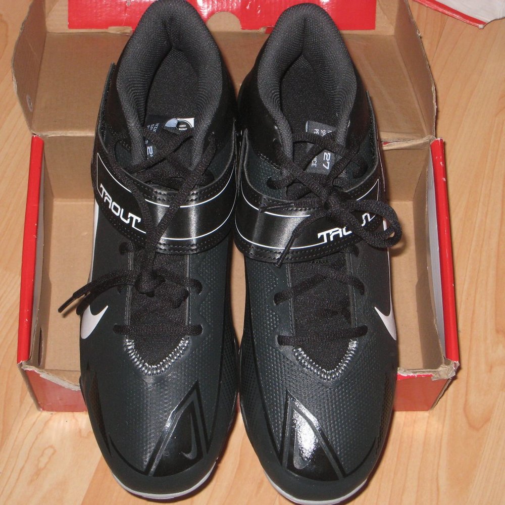 Nike Force Trout 8 Keystone Baseball Cleats Men 11 Black Shoes CZ5911-011 NO BOX